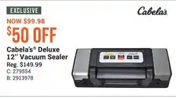 Cabela's Cabela's Deluxe 12 Vacuum Sealer offer