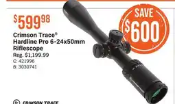 Cabela's Crimson Trace Hardline Pro 6-24x50mm Riflescope offer