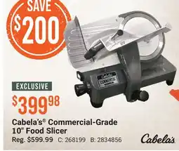 Cabela's Cabela's Commercial-Grade 10 Food Slicer offer
