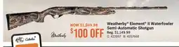 Cabela's Weatherby Element II Waterfowler Semi-Automatic Shotgun offer