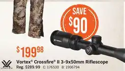Cabela's Vortex Crossfire II 3-9x50mm Riflescope offer