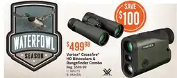 Cabela's Vortex Crossfire HD Binoculars & Rangefinder Combo offer