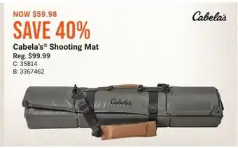 Cabela's Cabela's Shooting Mat offer