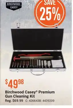 Cabela's Birchwood Casey Premium Gun Cleaning Kit offer