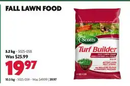 Home Hardware FALL LAWN FOOD 5.2 kg offer
