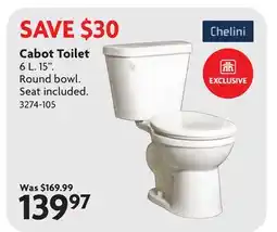 Home Hardware Cabot Toilet offer