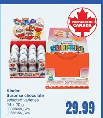 Wholesale Club SURPRISE CHOCOLATE, 24 x 20 G offer