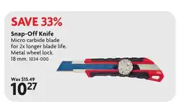 Home Hardware Snap-Off Knife offer