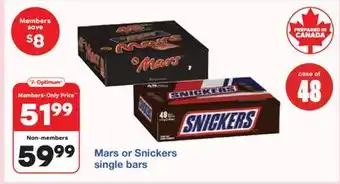 Wholesale Club SINGLE BARS, CASE OF 48 offer