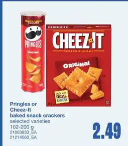 Wholesale Club BAKED SNACK CRACKERS, 102-200 g offer