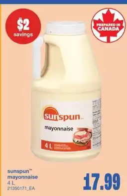 Wholesale Club MAYONNAISE, 4 L offer