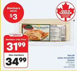 Wholesale Club PIZZA MOZZARELLA CHEESE, 2.3 KG offer