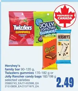 Wholesale Club FAMILY BAR, 90-120 G, GUMMIES, 170-182 G OR CANDY BAGS, 182/198 G offer