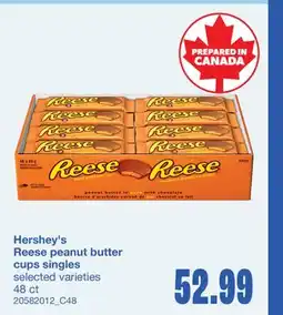 Wholesale Club REESE PEANUT BUTTER CUPS SINGLES, 48 ct offer