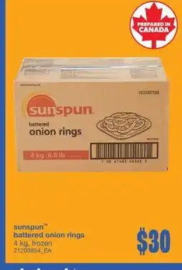 Wholesale Club BATTERED ONION RINGS, 4 KG offer