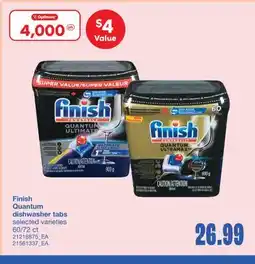 Wholesale Club QUANTUM DISHWASHER TABS, 60/72 CT offer