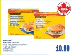Wholesale Club BREADED CHICKEN, 1.81 KG offer