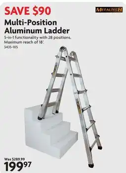 Home Hardware Multi-Position Aluminum Ladder offer