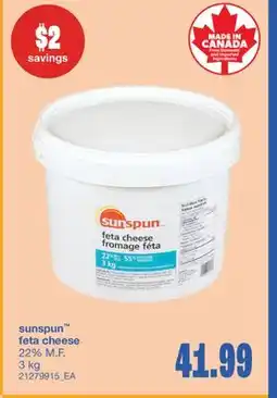 Wholesale Club FETA CHEESE, 3 KG offer