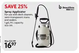 Home Hardware WOOD SHIELD Spray Applicator offer