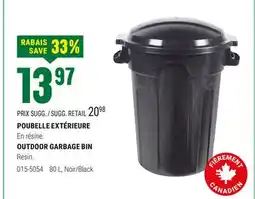 BMR POUBELLE EXTÉRIEURE offer