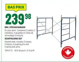 BMR ENS. D'ÉCHAFAUDAGE offer