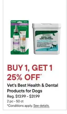 Petvalu Vet's Best Health & Dental Product for Dogs offer