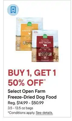 Petvalu ALL Open Farm Freeze-Dried Dog Food offer