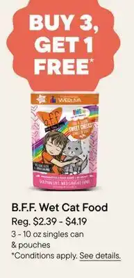 Petvalu B.F.F.Wet Cat Food offer