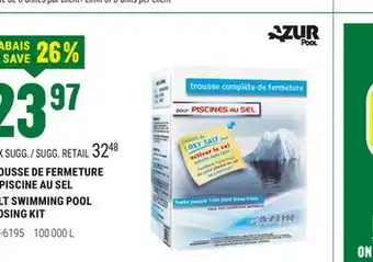 BMR TROUSSE DE FERMETURE DE PISCINE AU SEL offer