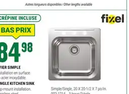 BMR ÉVIER SIMPLE offer