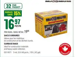 BMR SACS À ORDURES offer