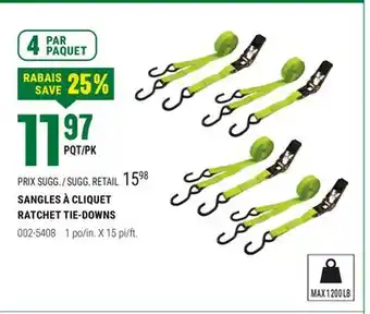 BMR SANGLES À CLIQUET offer