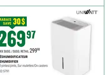 BMR DÉSHUMIDIFICATEUR offer