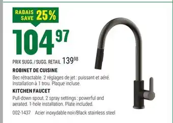 BMR ROBINET DE CUISINE offer