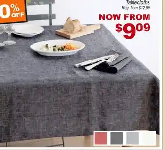 Oxford Mills Morris Two Tone Melange Tablecloths offer