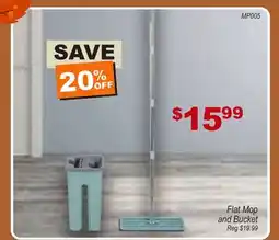 Oxford Mills Flat Mop and Bucket offer