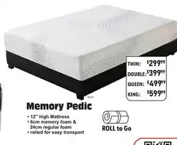 Oxford Mills Memory Pedic offer