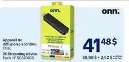 Walmart 2K Streaming device offer