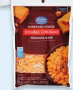 Walmart Great Value cheese shreds 320 g offer