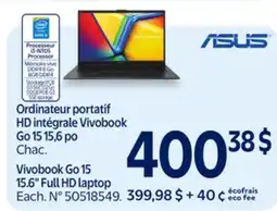 Walmart Vivobook Go 15 15.6' Full HD laptop offer