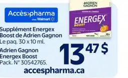 Walmart Adrien Gagnon Energex Boost offer
