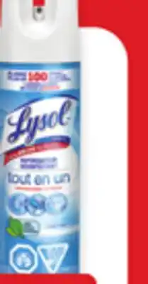 Walmart Lysol disinfectant spray 539 g offer
