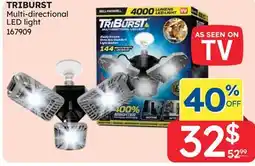Rossy TRIBURST Multi-directional LED light offer