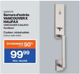Patrick Morin VANCOUVER X HALIFAX Handleset offer