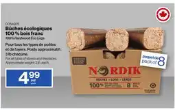Patrick Morin 100% Hardwood Eco Logs offer