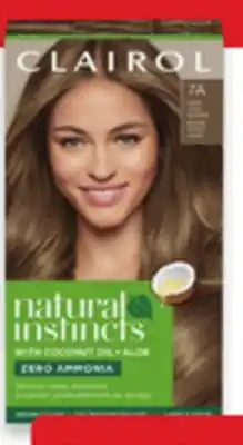 Walmart Clairol Natural Instincts hair color offer