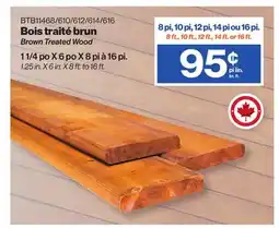 Patrick Morin Brown Treated Wood offer