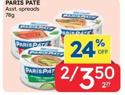 Rossy PARIS PÂTÉ offer