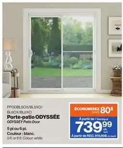 Patrick Morin ODYSSEY Patio Door offer